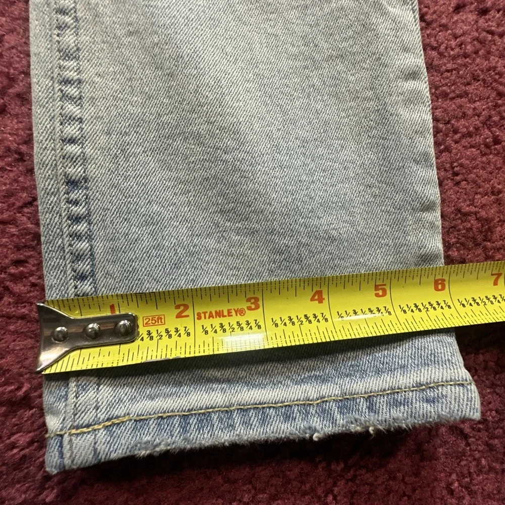 ALLSAINTS Cigarette Jeans Mens Black Wash Slim Fit Denim Distressed Fit 32x32